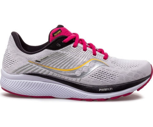 Tenis Saucony Guide 14 Mujer Zapatillas Running Alloy / Cherry México MX-940-PG